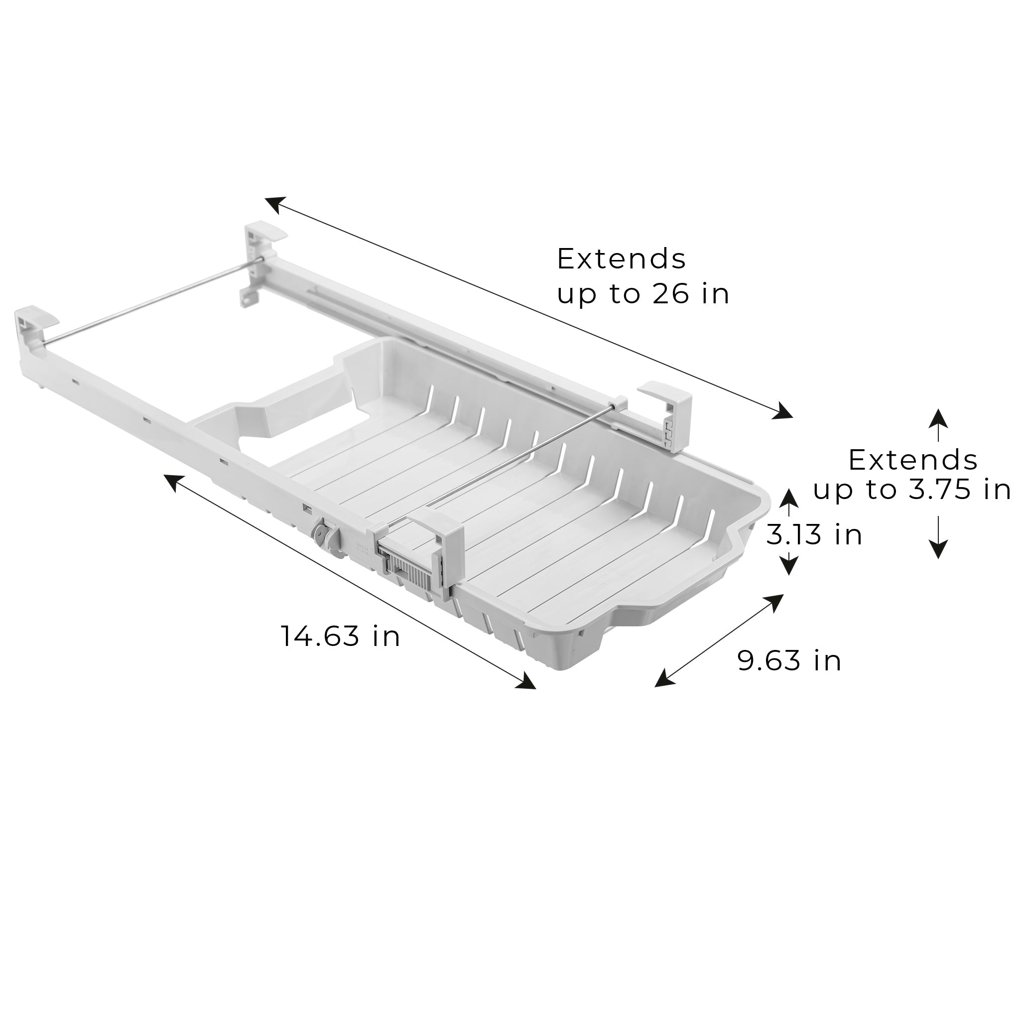 Pull-Out Zip Lock Holder – New & Improved Rail System