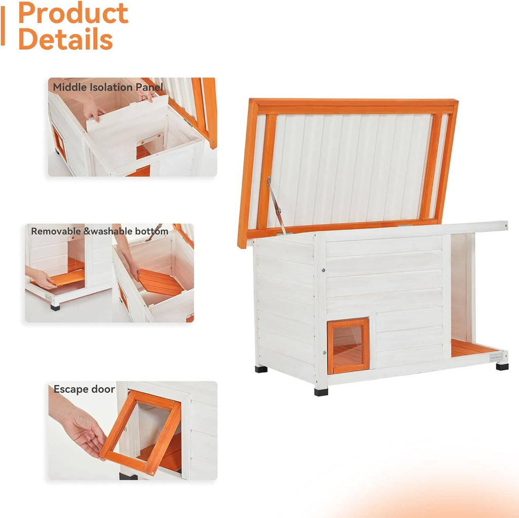PETSFIT Heated Cat House Outdoor [Only available in the USA]