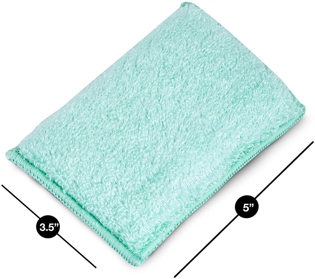 Heavy Duty Scrub Sponge with Odorless Bamboo and Rayon Fiber