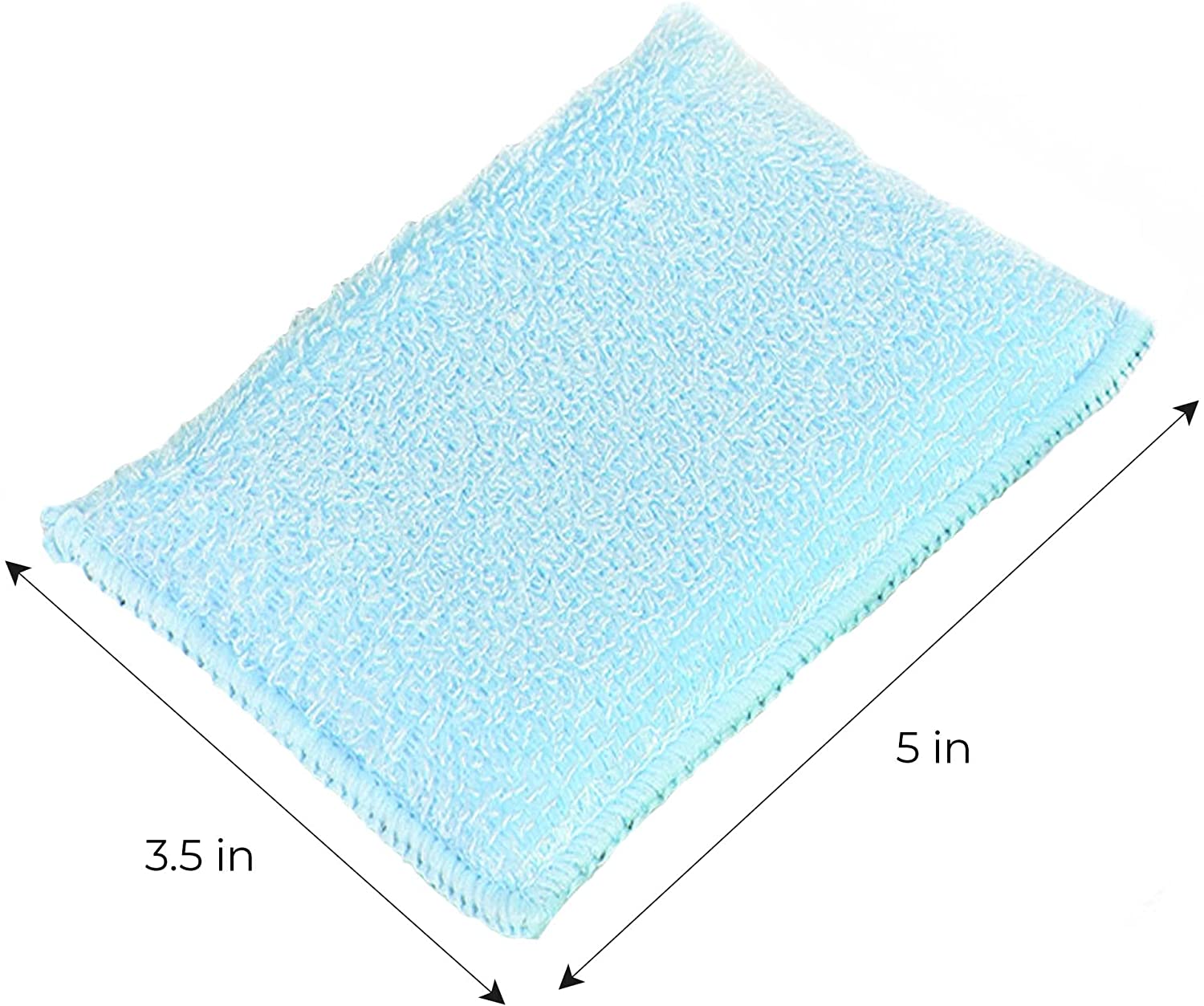 Heavy Duty Scrub Sponge with Odorless Bamboo and Rayon Fiber