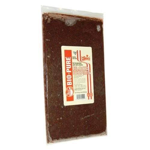 Hikari Bio-Pure Frozen Jumbo Blood Worms - Flat Pack - 16 oz