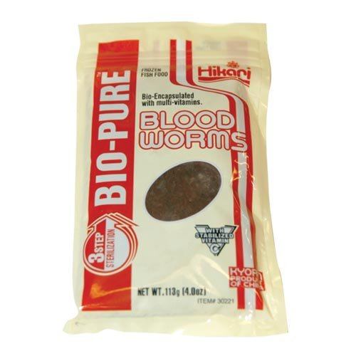 Hikari Bio-Pure Frozen Tubifex Worms - Cubes - 3.5 oz - Pack of 12