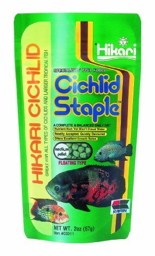 Hikari Cichlid Staple - Medium Pellets - 2 oz