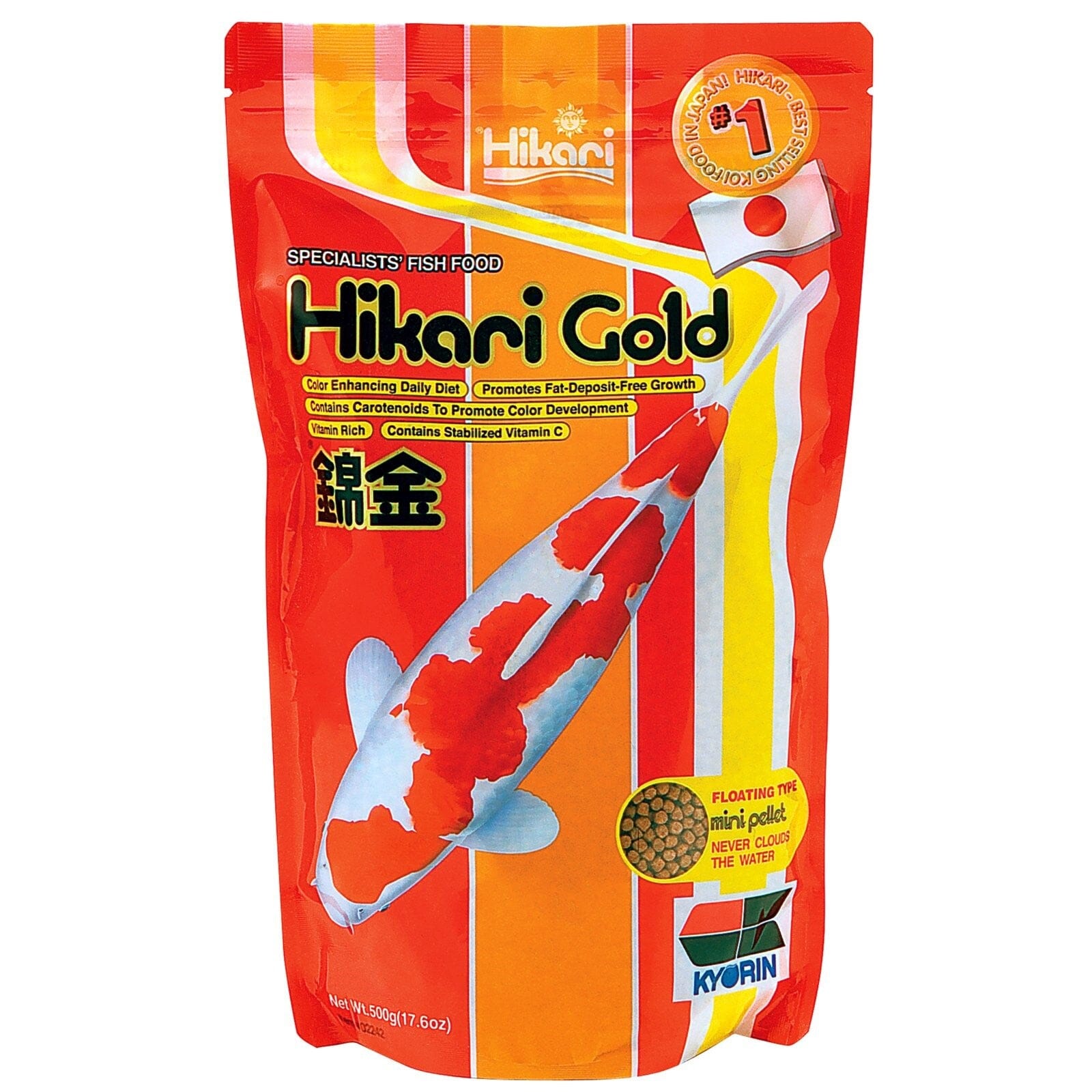 Hikari Gold - Mini Pellets - 17.6 oz