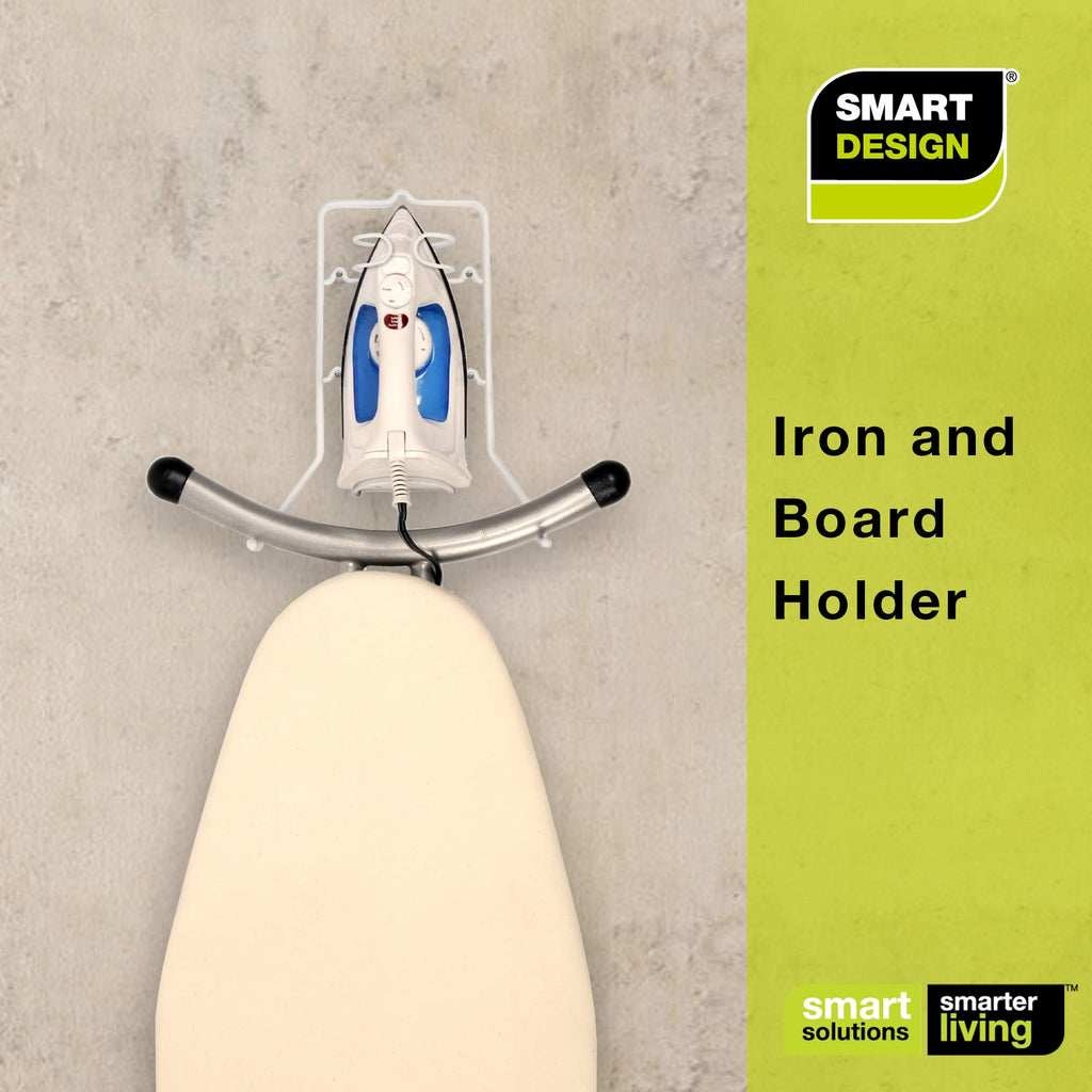 Iron and Ironing Board Holder