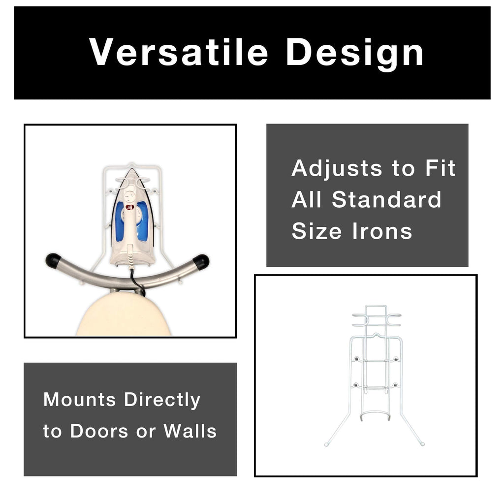 Iron and Ironing Board Holder