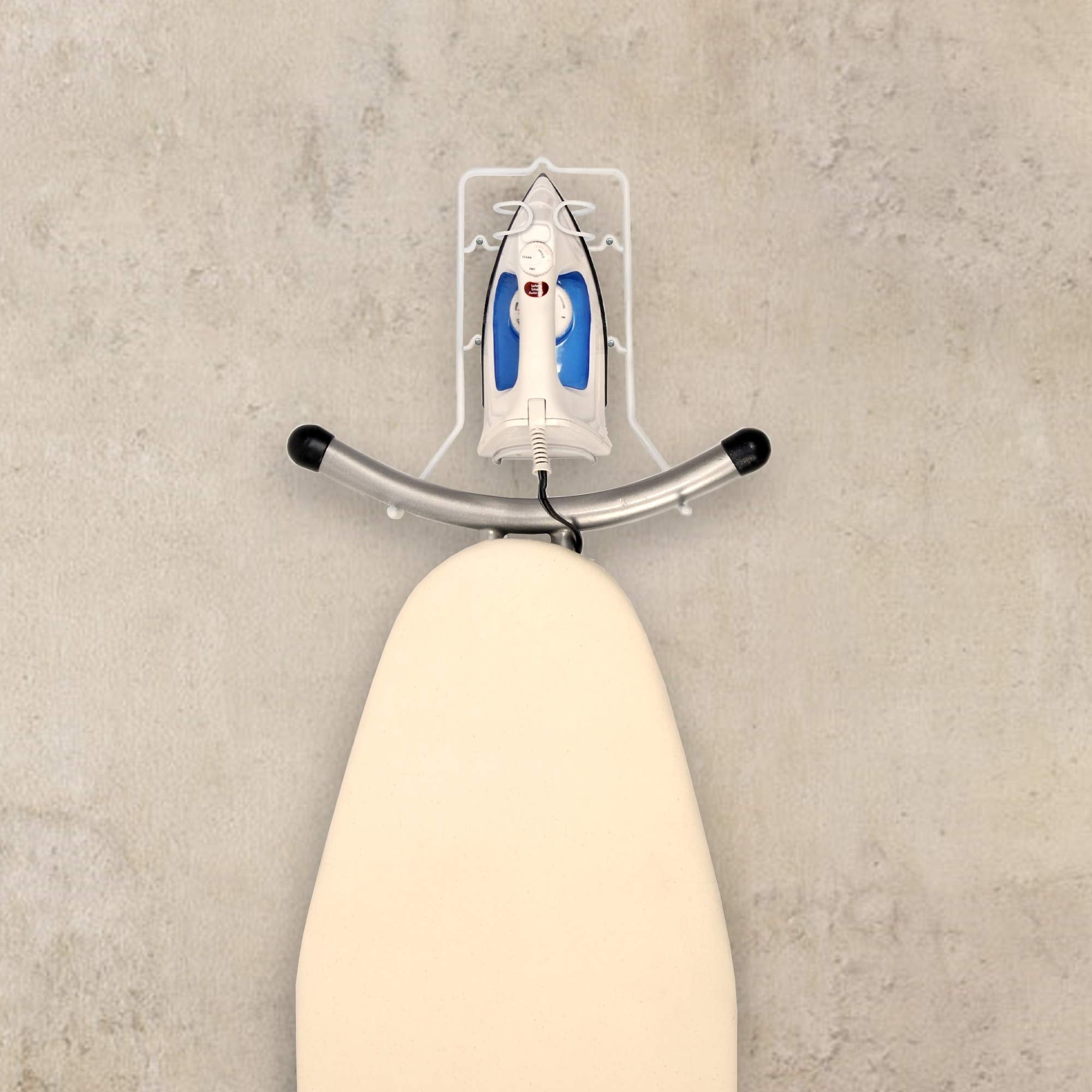 Iron and Ironing Board Holder