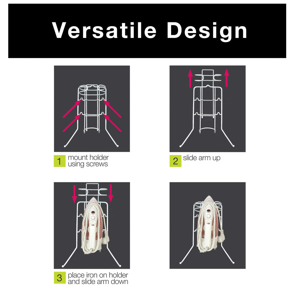 Iron and Ironing Board Holder