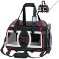 Katziela Bone Cruiser Pro Version Pet Carrier with Removable Wheels and Double Telescopic Handle