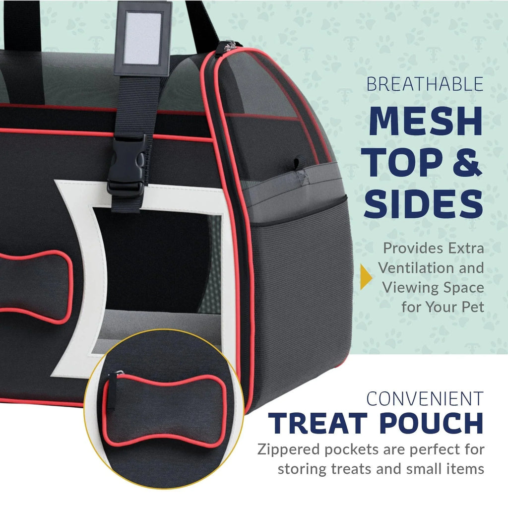 Katziela Bone Cruiser Pro Version Pet Carrier with Removable Wheels and Double Telescopic Handle