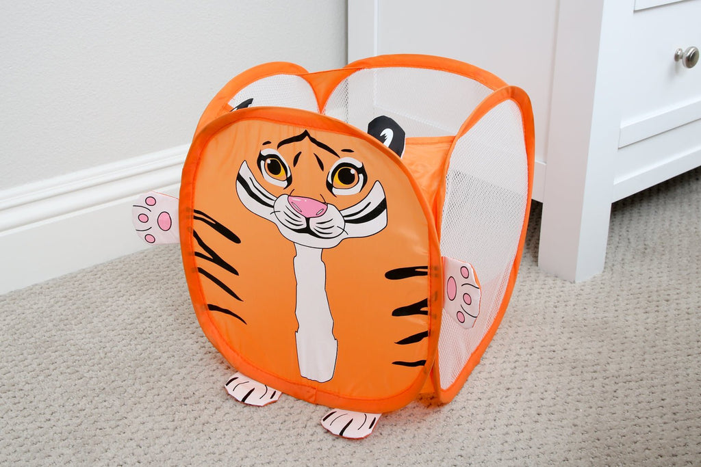 Kids Pop Up Organizer Cube with Animal Print