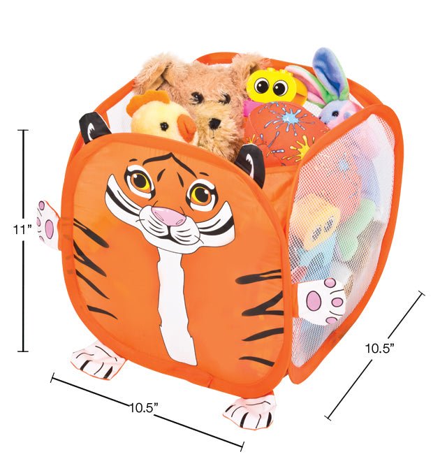 Kids Pop Up Organizer Cube with Animal Print