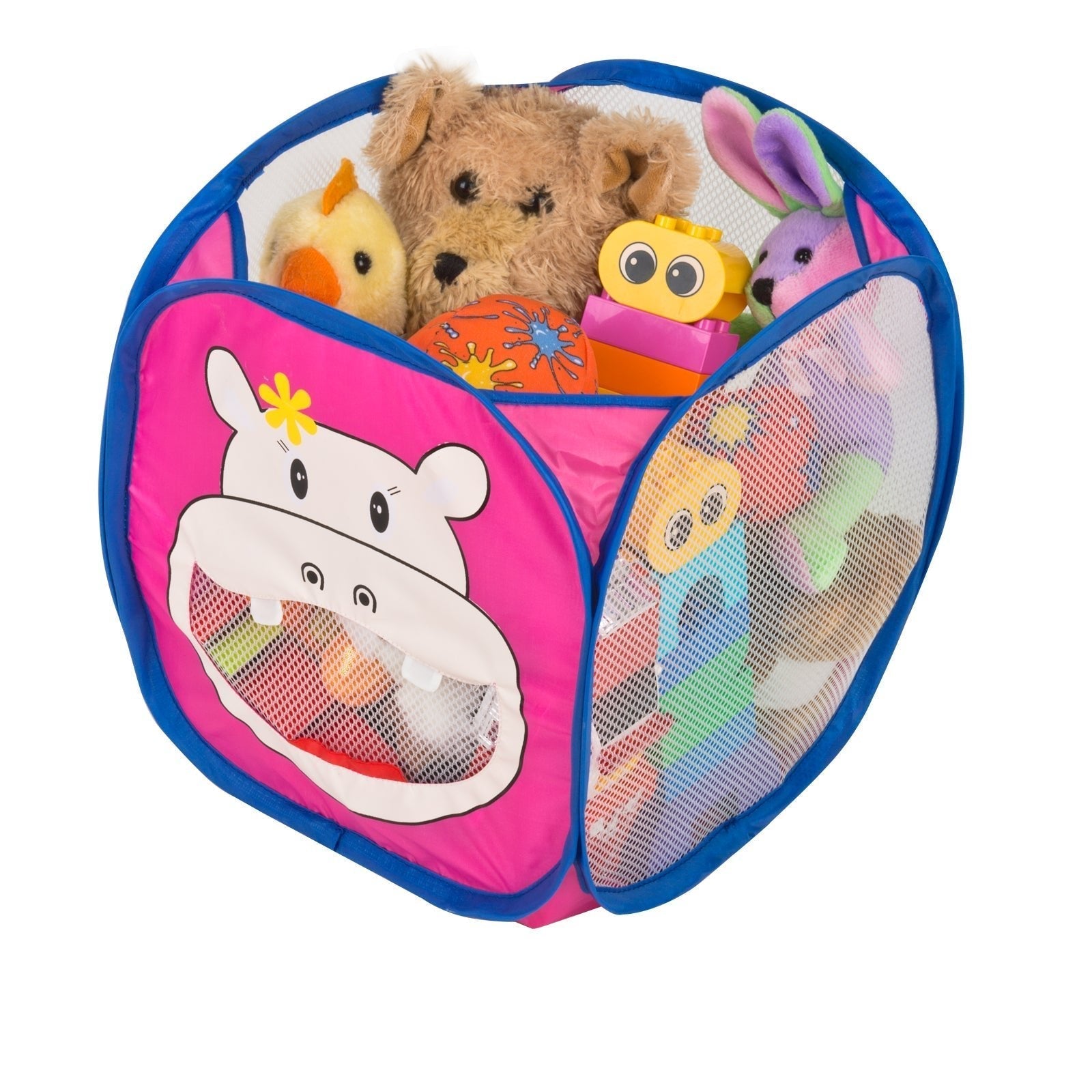 Kids Pop Up Organizer Cube with Animal Print