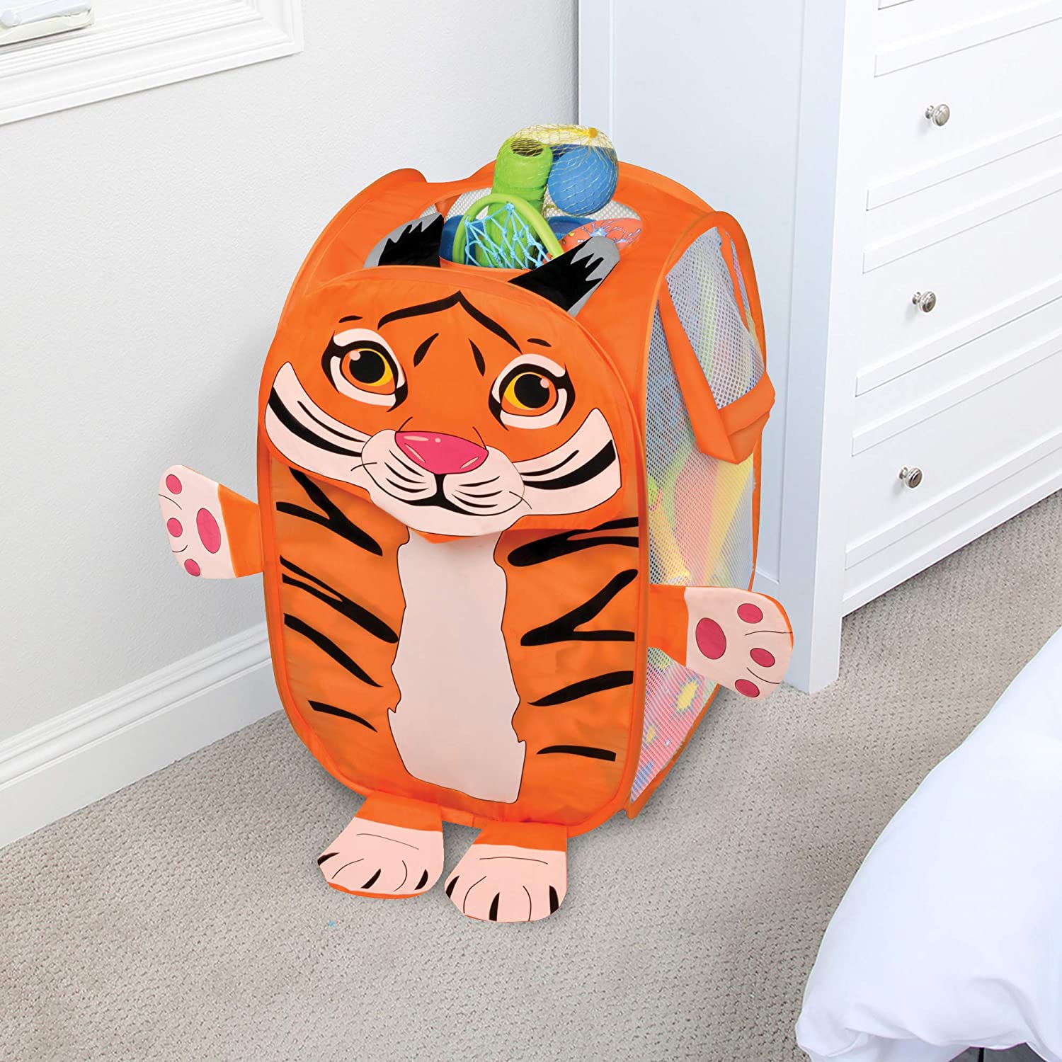 Kids Pop Up Organizer with Animal Print