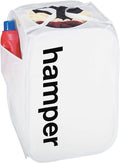King Size Pop Up Laundry Hamper with Side Pocket and Handles - Holds 3 Loads