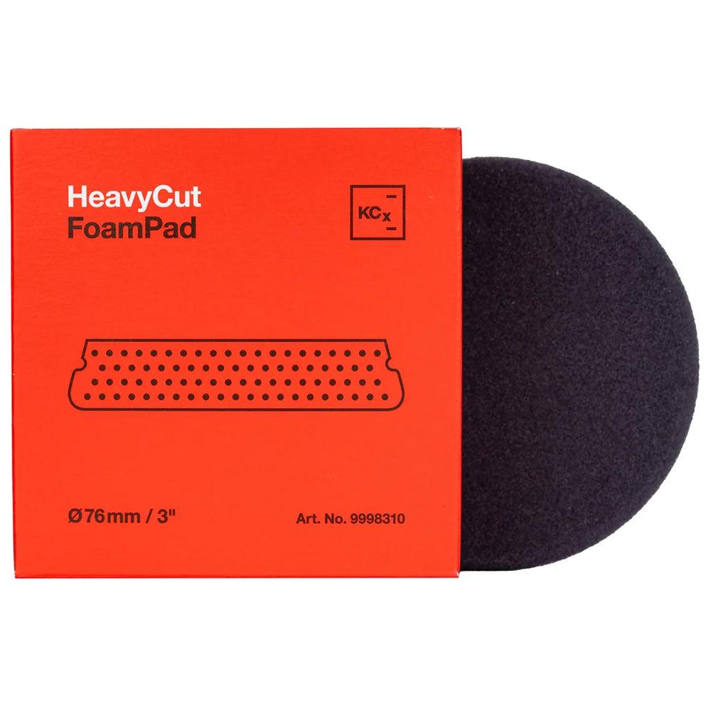 Koch-Chemie Heavy Cut Foam Pad - 3", Red