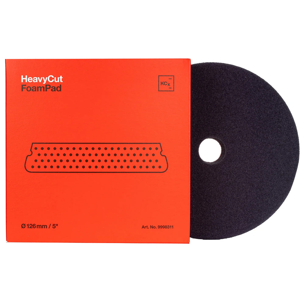 Koch-Chemie Heavy Cut Foam Pad - 5", Red