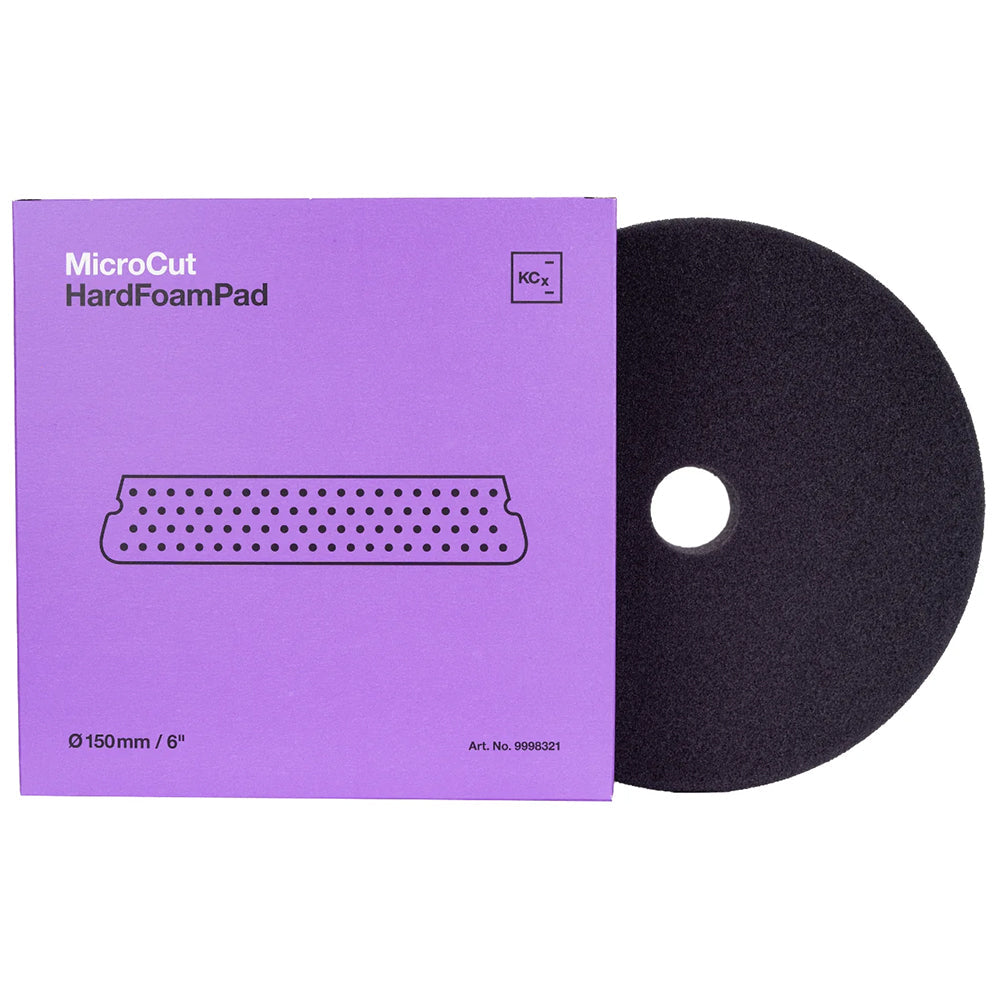 Koch-Chemie Micro Cut Hard Foam Pad - 6", Purple/Hard