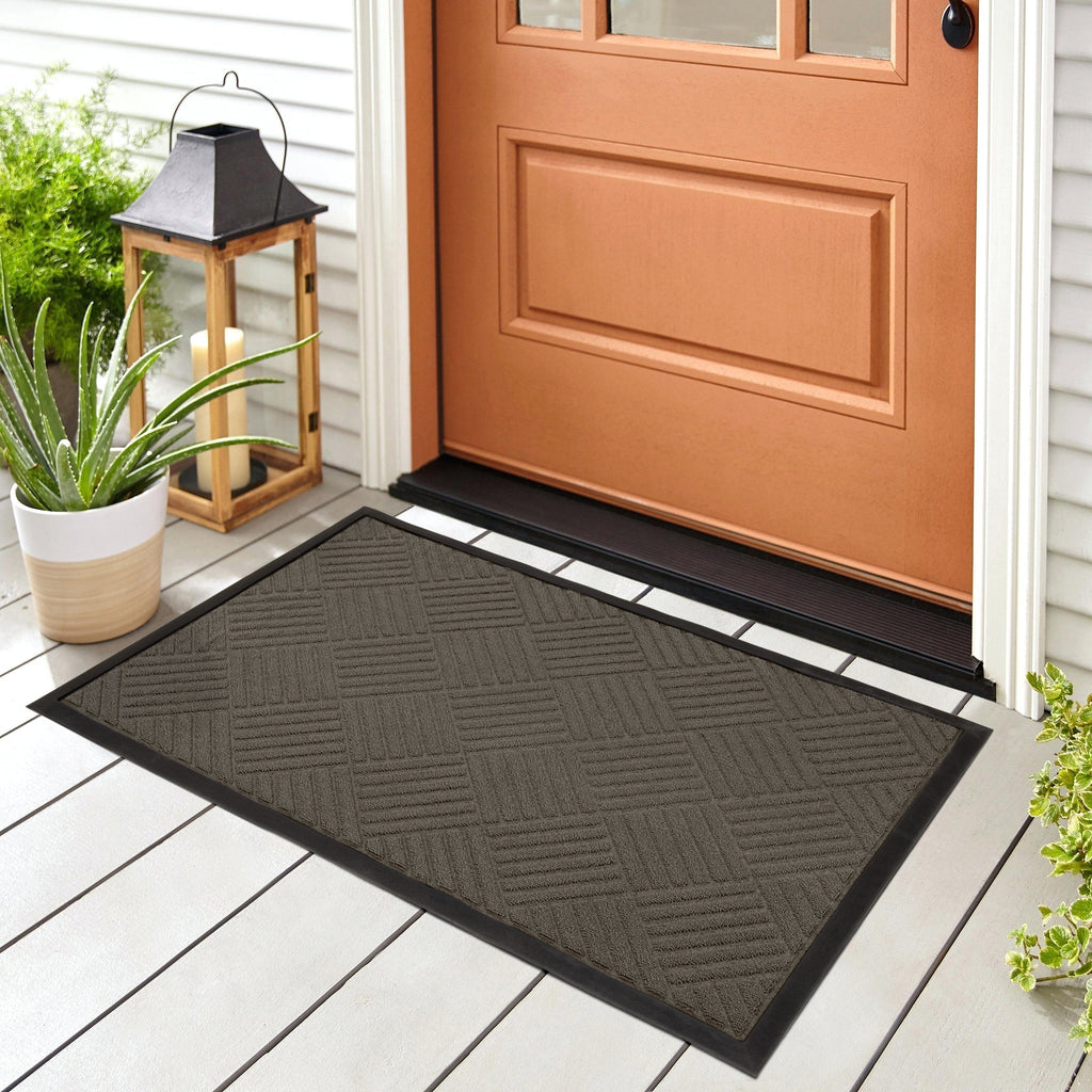Large All-Weather Door Mat - Diamond