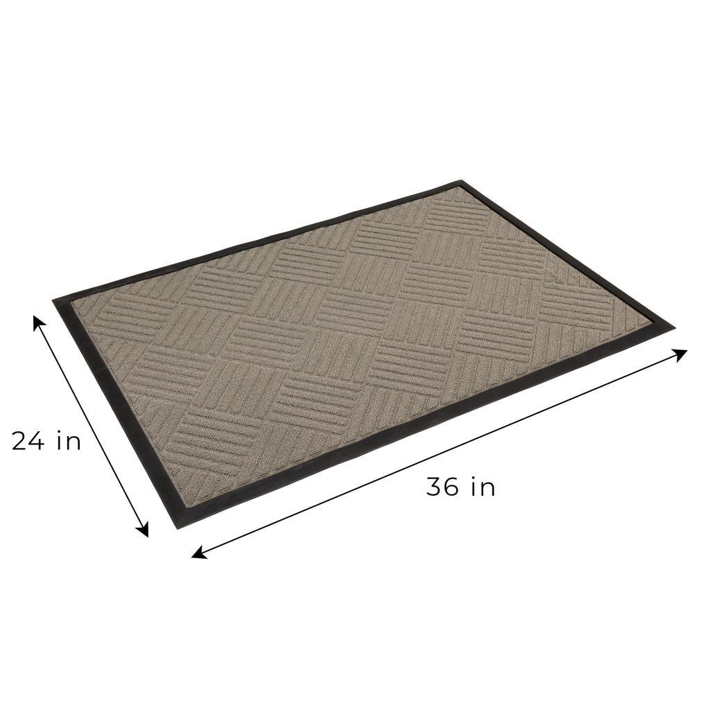 Large All-Weather Door Mat - Diamond