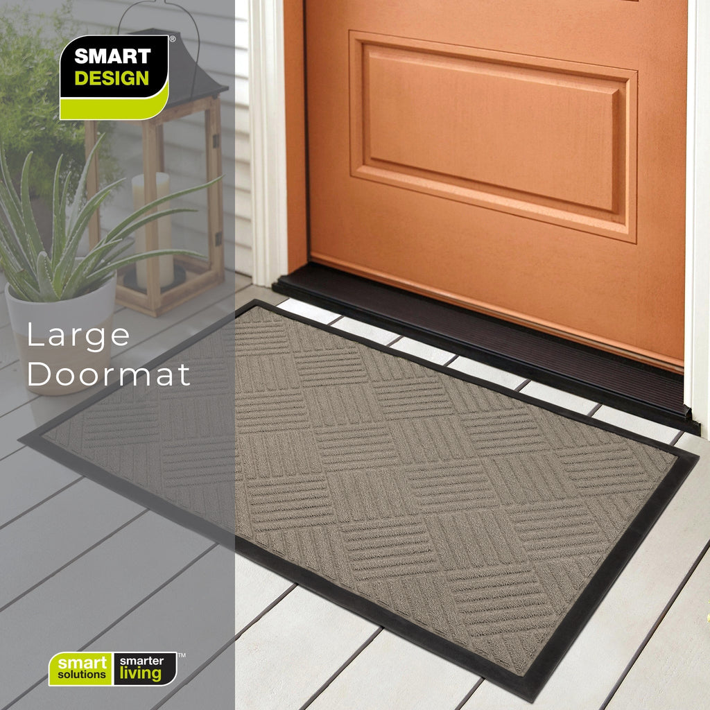 Large All-Weather Door Mat - Diamond