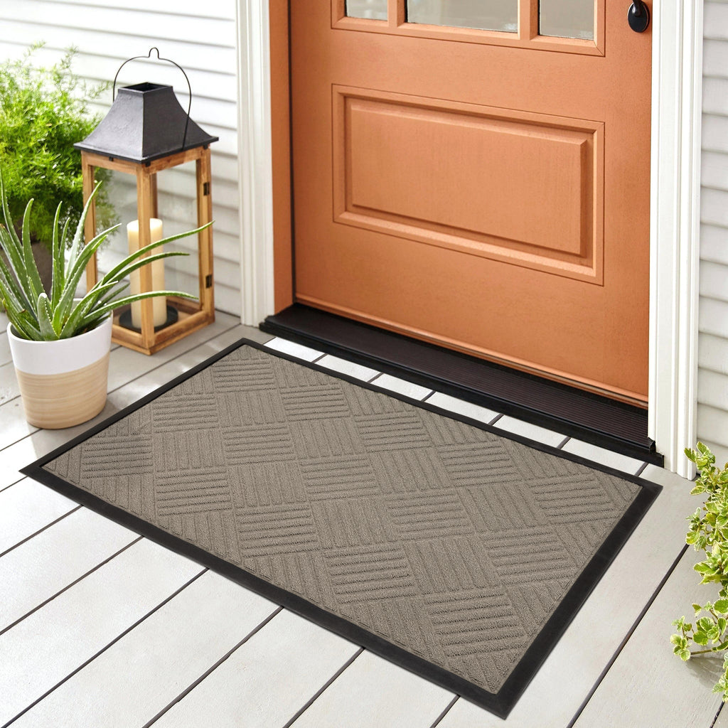 Large All-Weather Door Mat - Diamond