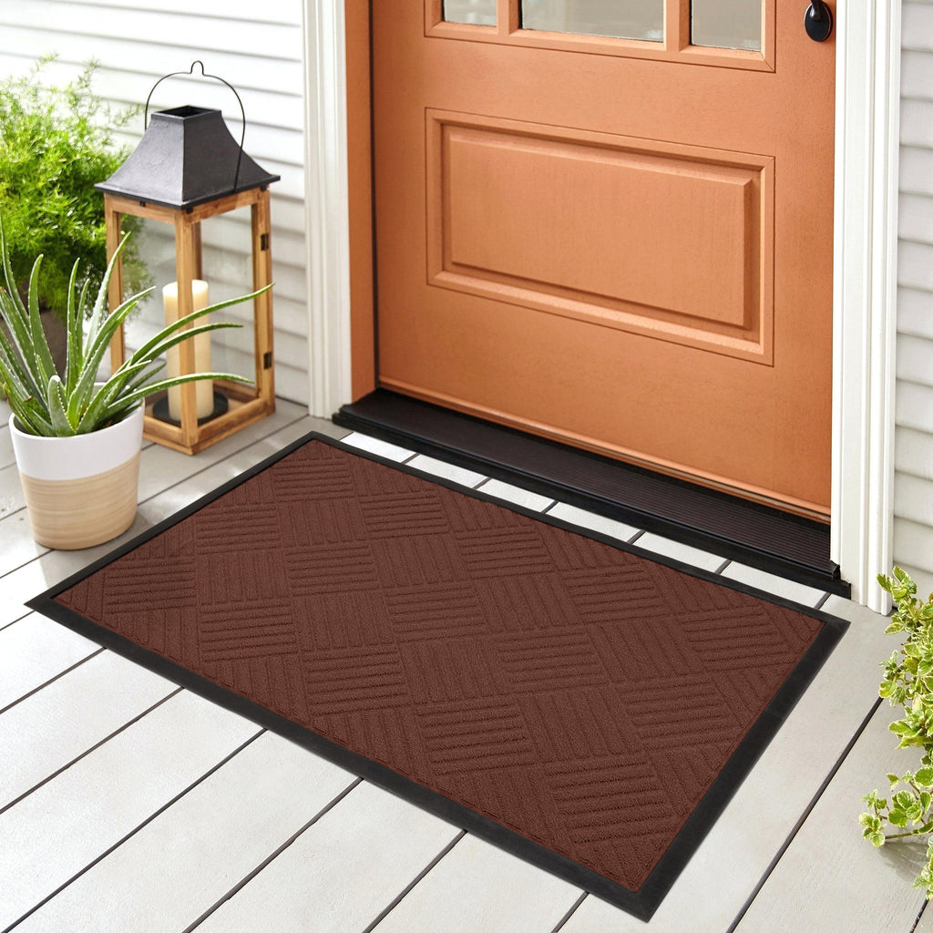 Large All-Weather Door Mat - Diamond