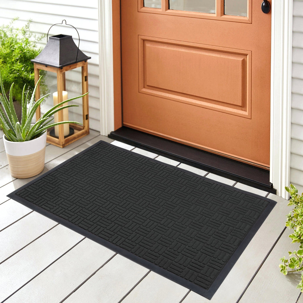 Large All-Weather Door Mat - Maze