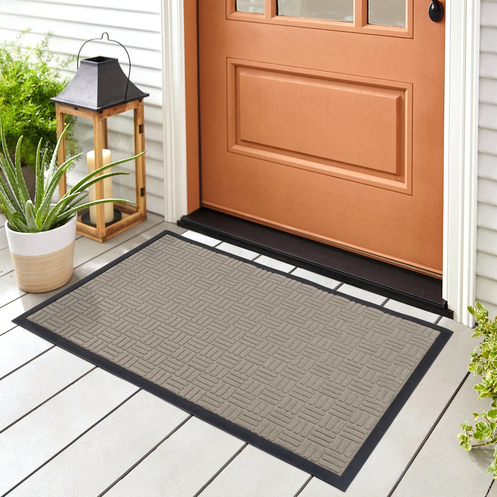 Large All-Weather Door Mat - Maze
