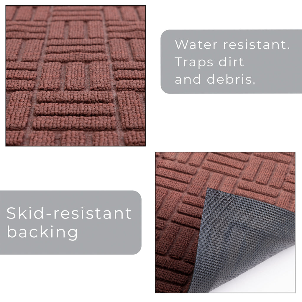 Large All-Weather Door Mat - Maze