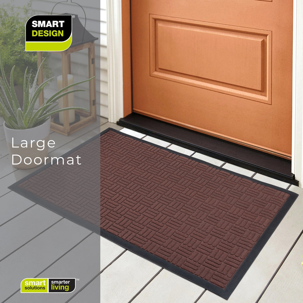 Large All-Weather Door Mat - Maze