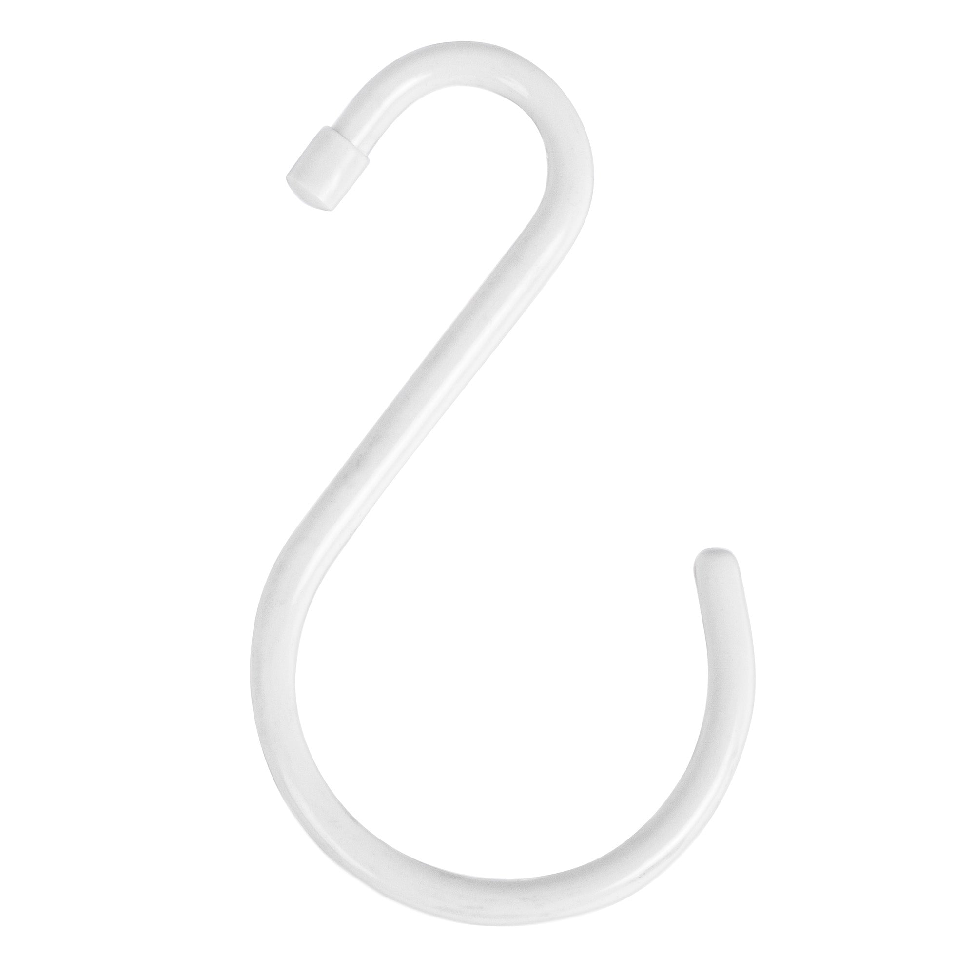 Large Premium S-Hooks with Rubber Gripped Finish - Set of 6