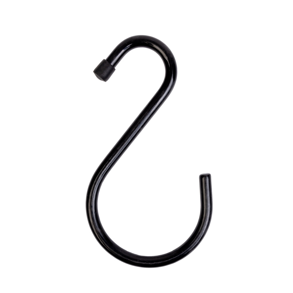 Large Premium S-Hooks with Rubber Gripped Finish - Set of 6