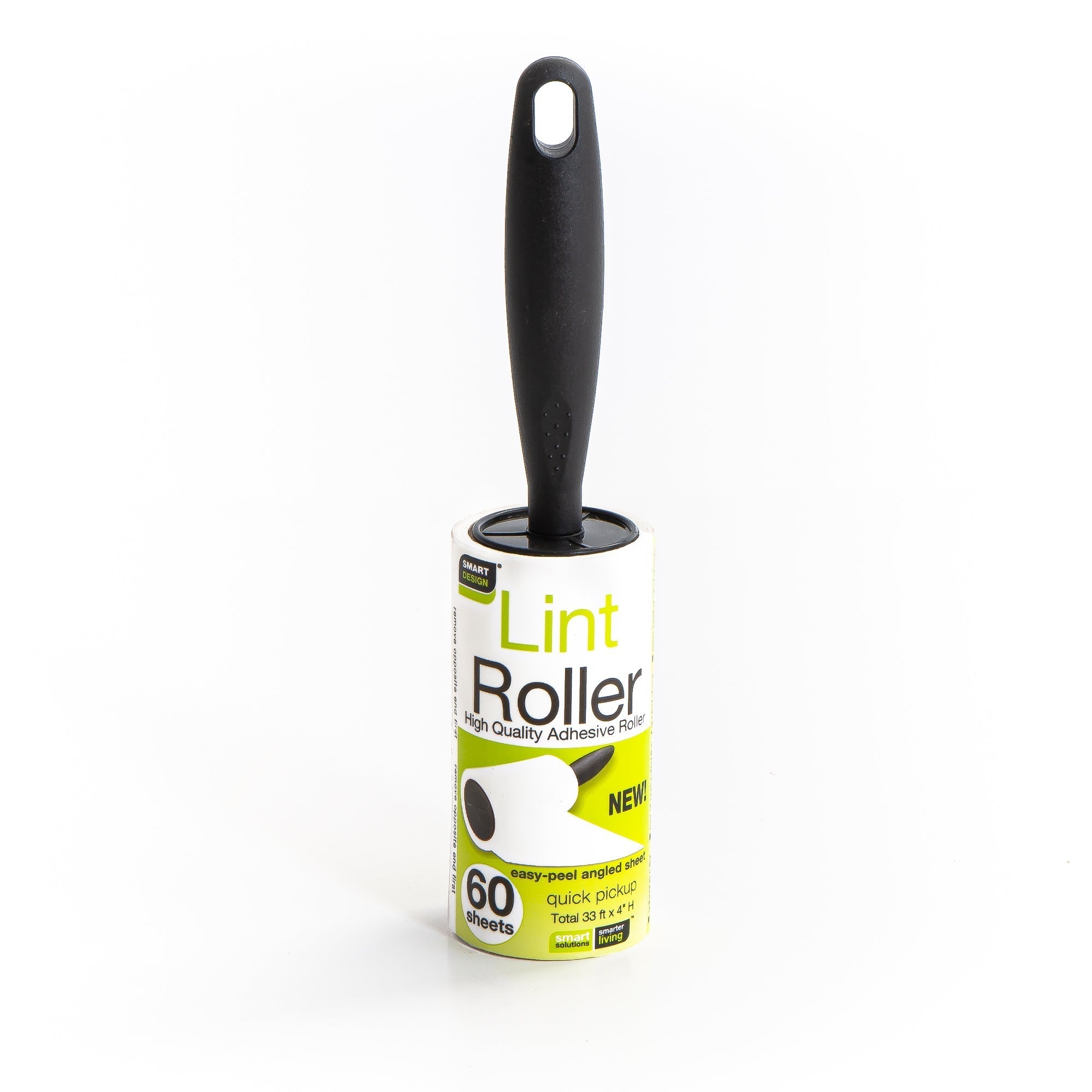 Lint Roller with Ergonomic Grip Handle and 60 Easy-Peel Sheets
