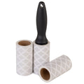 Lint Roller with Heavy Duty Ergonomic Grip Handle and Set of 3 Refills (270 Sheets Total)