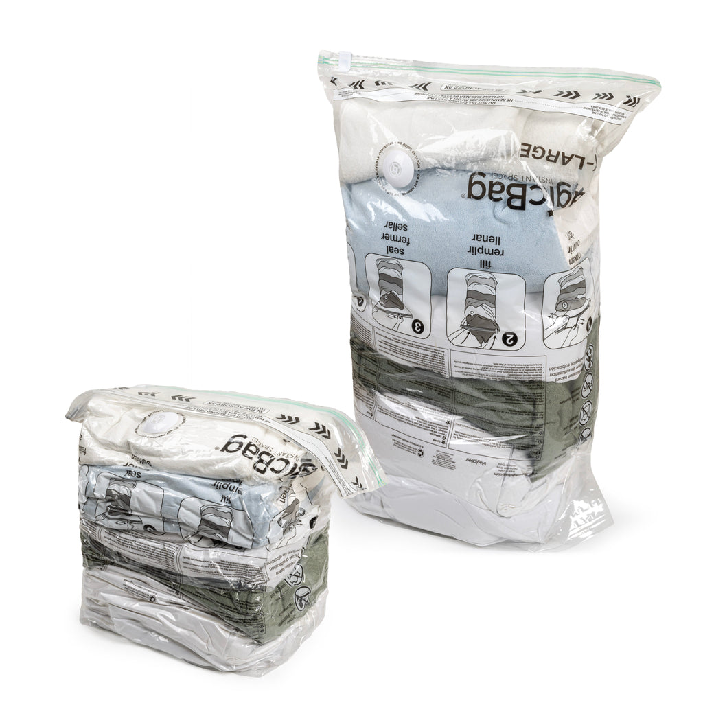 MagicBag™ Instant Space – 12 X-Large Cube Vacuum-Seal Storage Bags
