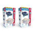MagicBag™ Instant Space – 2 Jumbo Tote with 8 Large Flat Vacuum-Seal Storage Bags