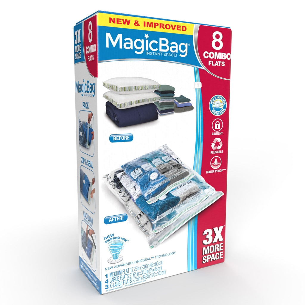 MagicBag™ Instant Space – Combo Flat Vacuum-Seal Storage Bags