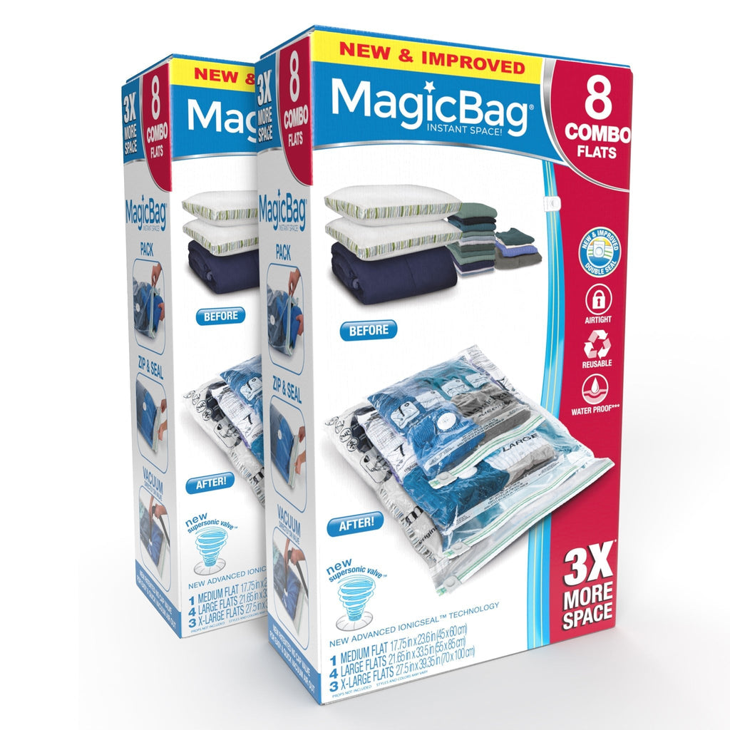 MagicBag™ Instant Space – 16 Combo Flat Vacuum-Seal Storage Bags