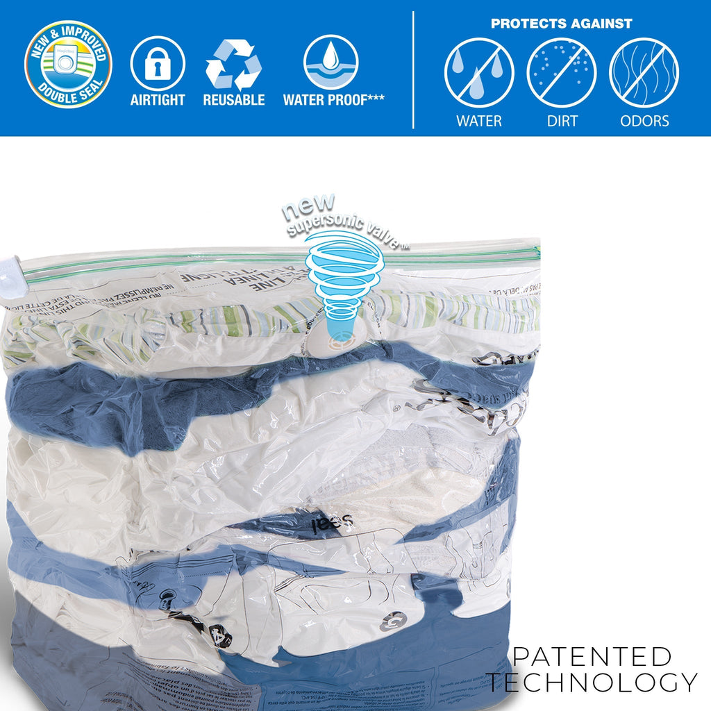 MagicBag™ Instant Space – 8 X-Large Cube Vacuum-Seal Storage Bags