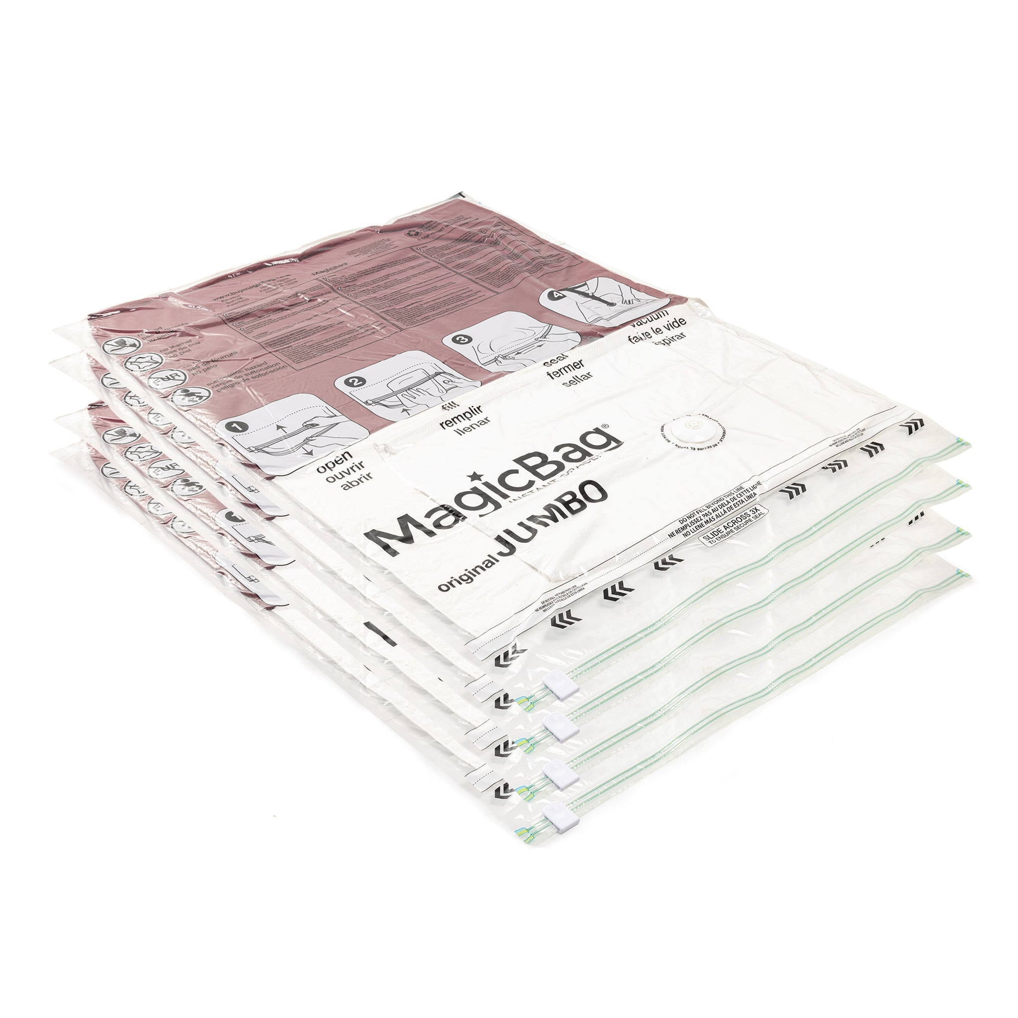 MagicBag™ Instant Space – Jumbo Flat Vacuum-Seal Storage Bags