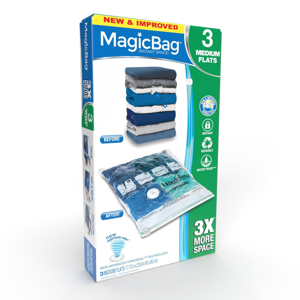 MagicBag™ Instant Space – Medium Flat Vacuum-Seal Storage Bags