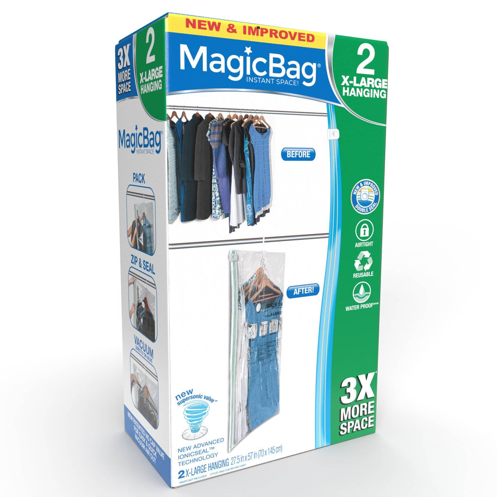 MagicBag™ Instant Space – Extra Large Hanging Vacuum-Seal Storage Bags
