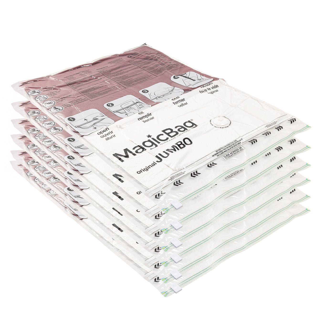 MagicBag™ Instant Space – Jumbo Flat Vacuum-Seal Storage Bags
