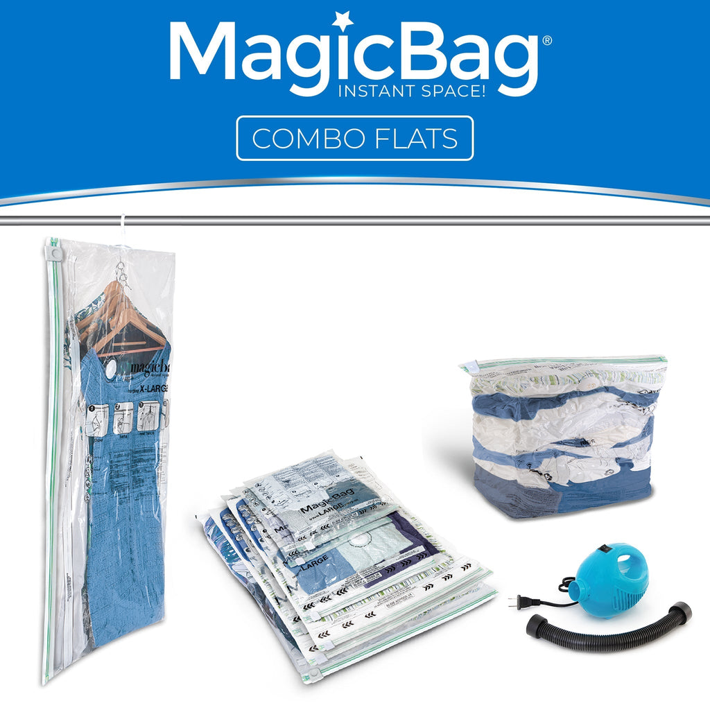 MagicBag™ Instant Space – 15 Piece Combo Set Vacuum-Seal Storage Bags