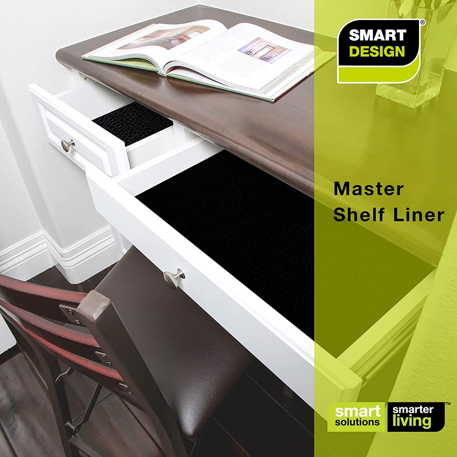 Master Solid Grip Shelf Liner - 18 Inch x 24 Feet