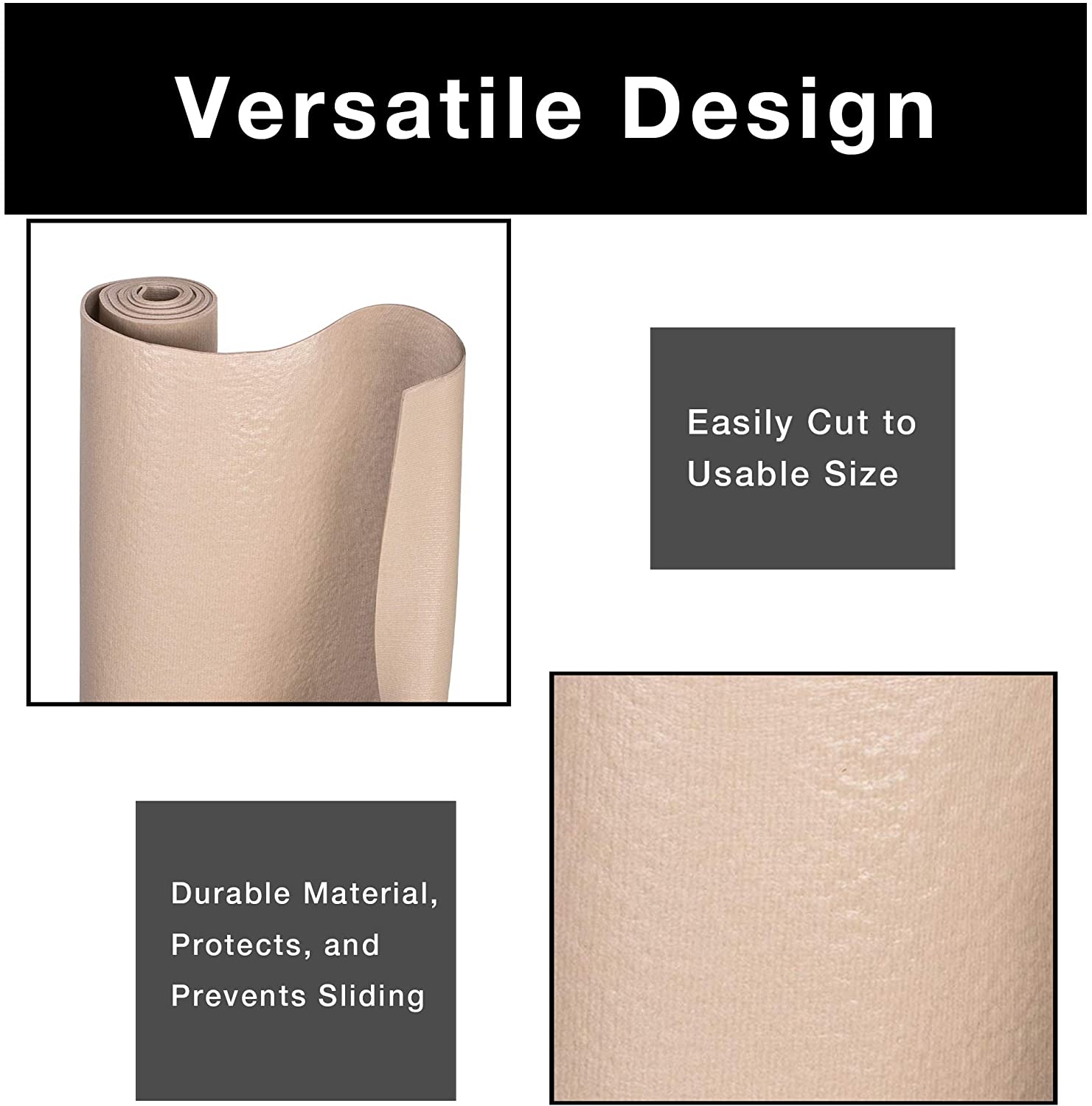 Master Solid Grip Shelf Liner - 18 Inch x 24 Feet