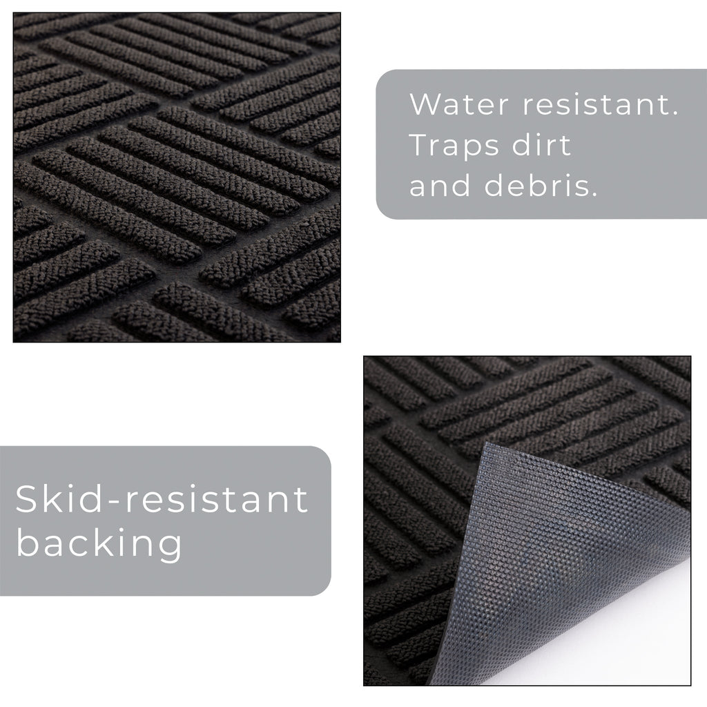 Medium All-Weather Door Mat - Diamond