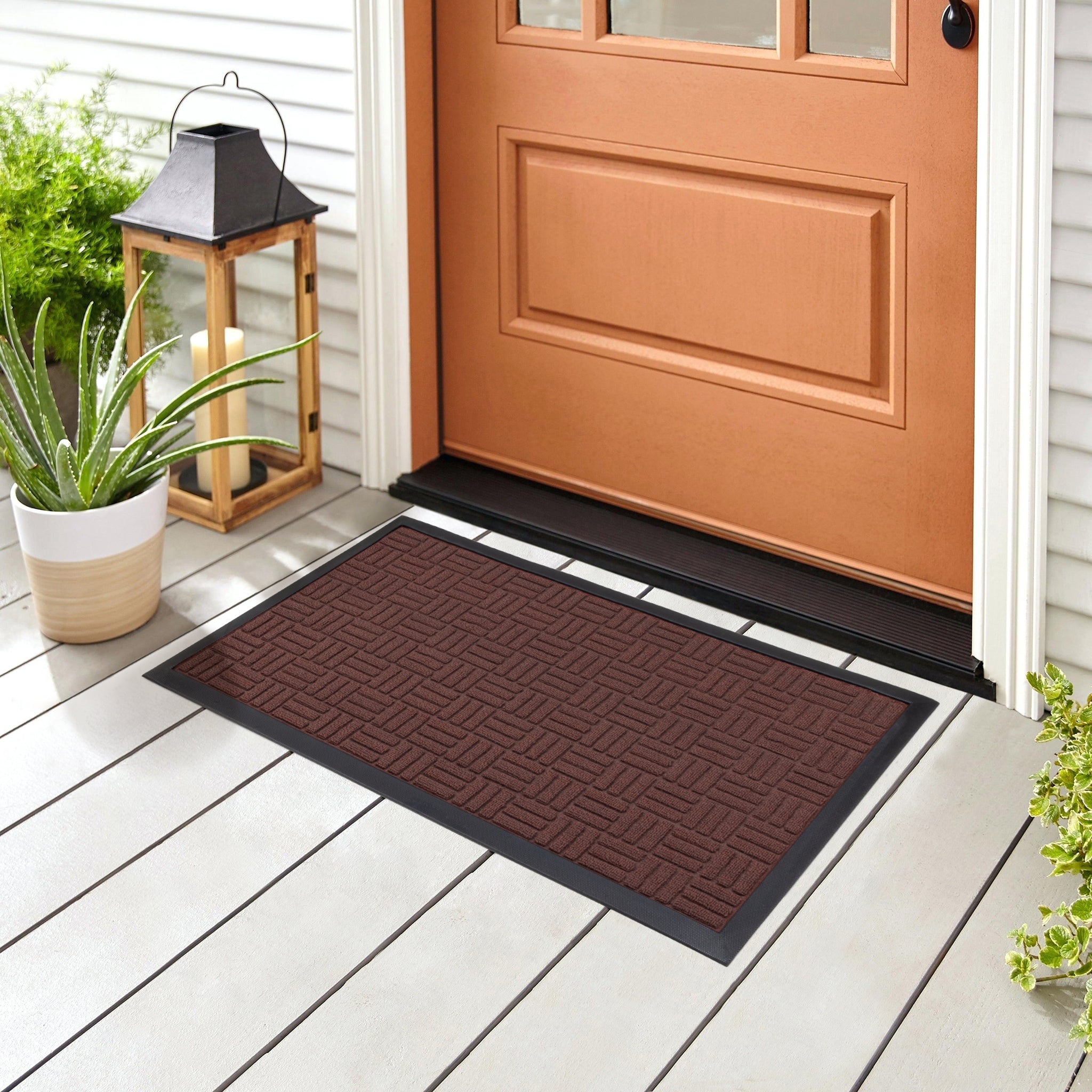 Medium All-Weather Door Mat - Maze