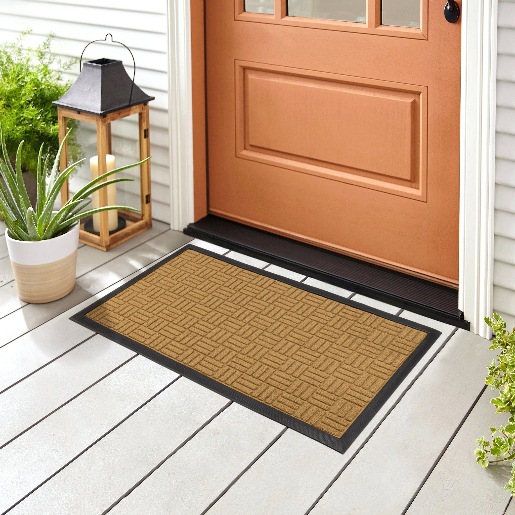 Medium All-Weather Door Mat - Maze